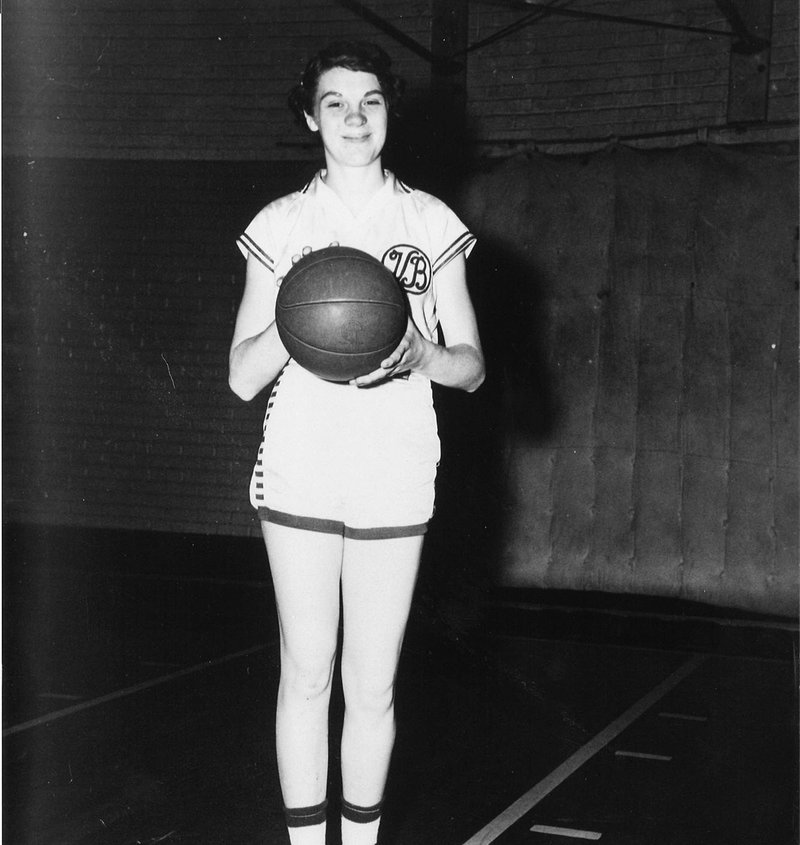 PHOTO COURTESY VAN BUREN SCHOOLS Joan Crawford was a star basketball player at Van Buren in the 1950s. She is a member of six halls of fame.