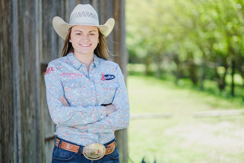 Photo submitted Callie Keaton will be a senior this year at McDonald County High School. She has been chosen to compete in the International Finals Youth Rodeo in Shawnee, Okla., July 7-12, as a part of the Bloomer Trailers team.