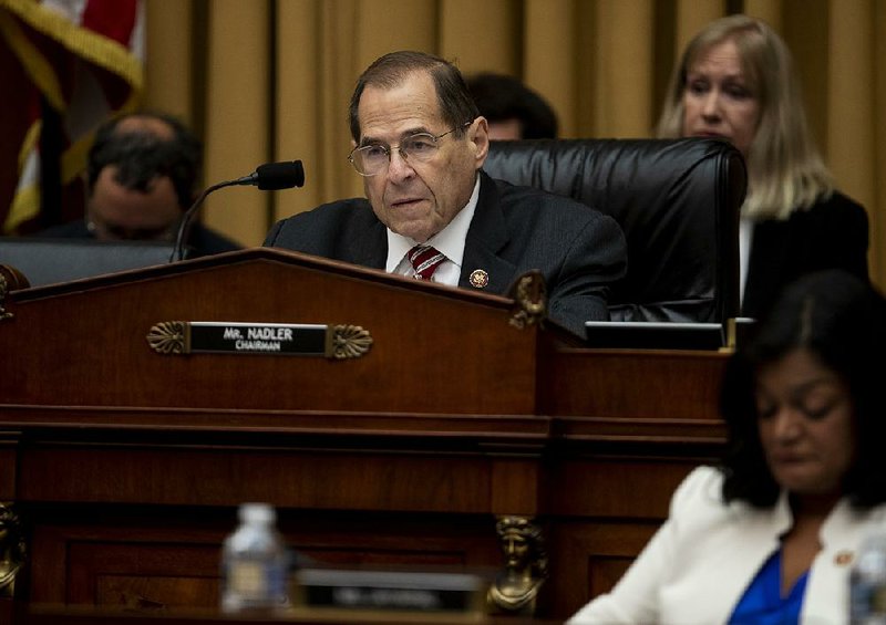 The House Judiciary Committee “has a constitutional obligation to investigate credible allegations of misconduct,” the panel’s chair- man, Rep. Jerrold Nadler, said as he opened Thursday’s hearing. 