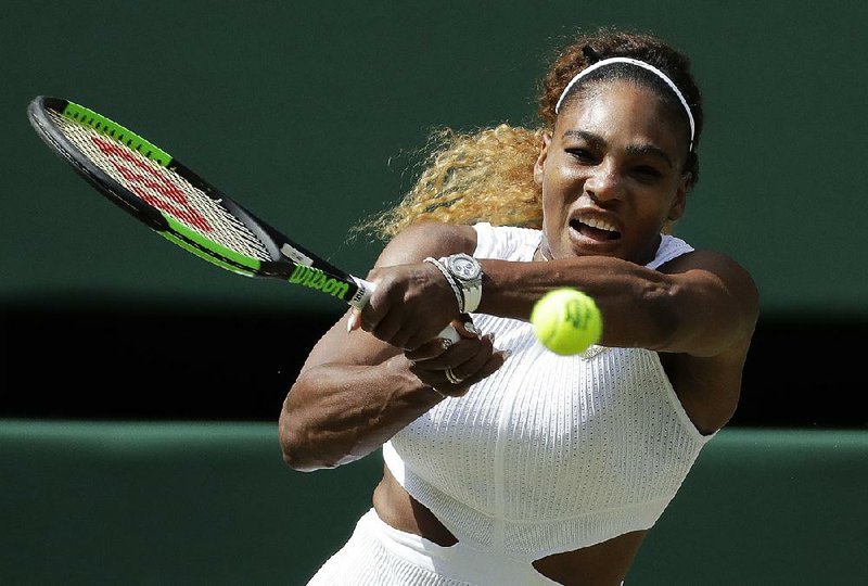 American Serena Williams defeated Barbora Strycova of the Czech Republic 6-1, 6-2 on Thursday to advance to her 11th Wimbledon final, where she will face Romania’s Simona Halep on Saturday.