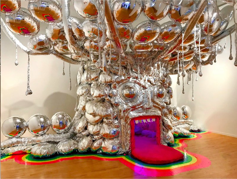 King's Mouth, an installation by Flaming Lips frontman Wayne Coyne, goes on display Wednesday in Springdale. Photo by Chris Chandler