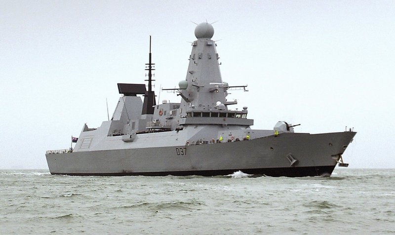 This undated Ministry of Defence handout shows the HMS Duncan, a Type 45 Destroyer, which will relieve HMS Montrose in the region as Iran threatens to disrupt shipping. Iran on Friday, July 12, 2019 demanded the British navy release an Iranian oil tanker seized last week off Gibraltar, accusing London of playing a &#x201c;dangerous game&#x201d; and threatening retribution. British media reported a second warship, the destroyer HMS Duncan, was being sent to the Persian Gulf to operate alongside the Royal Navy&#x2019;s HMS Montrose frigate and American forces, and would be there in a few days. The British Ministry of Defense refused to comment. (Ben Sutton/Ministry of Defence via AP)