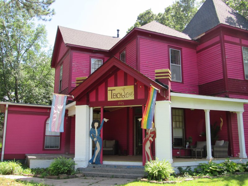 Pink House in Conway. (Photo by Kim Dishongh, special to the Democrat-Gazette)