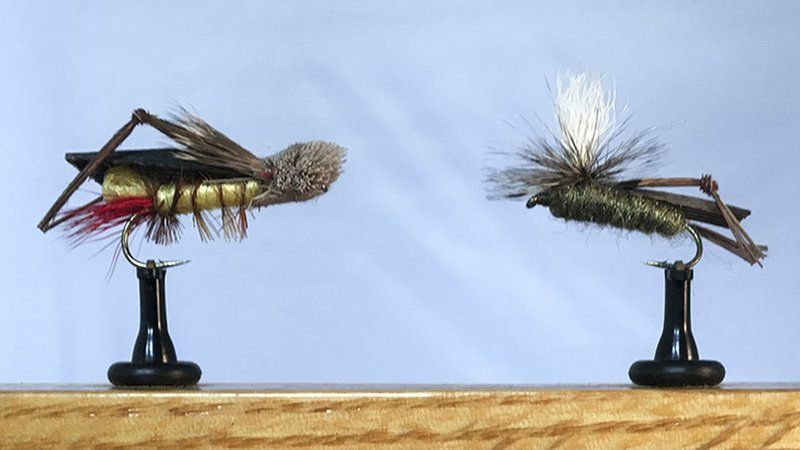 Courtesy photo/ARKANSAS GAME AND FISH COMMISSION Flies that imitate grasshoppers, crickets or ants are ideal temptations for trout during summer.