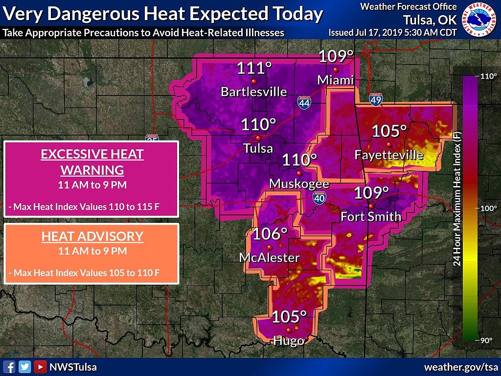 Northwest Arkansas under heat advisory | Northwest Arkansas Democrat ...