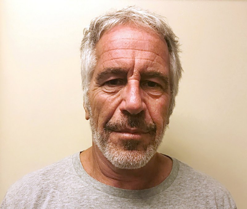 FILE - This March 28, 2017, file photo, provided by the New York State Sex Offender Registry shows Jeffrey Epstein. (New York State Sex Offender Registry via AP)