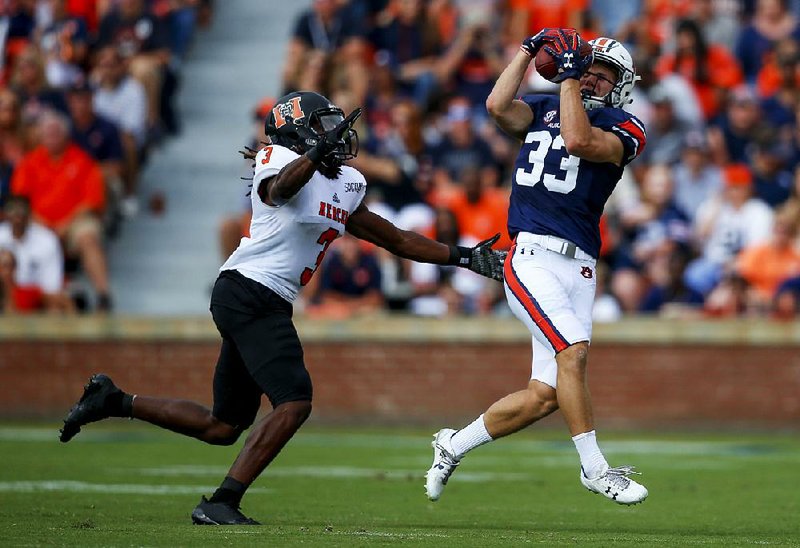 Will Hastings (33), a senior from Little Rock, figures to be a key part of the Auburn offense after redshirting in 2018 because of a knee injury. 