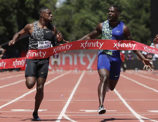 Gatlin not feeling his age at 37