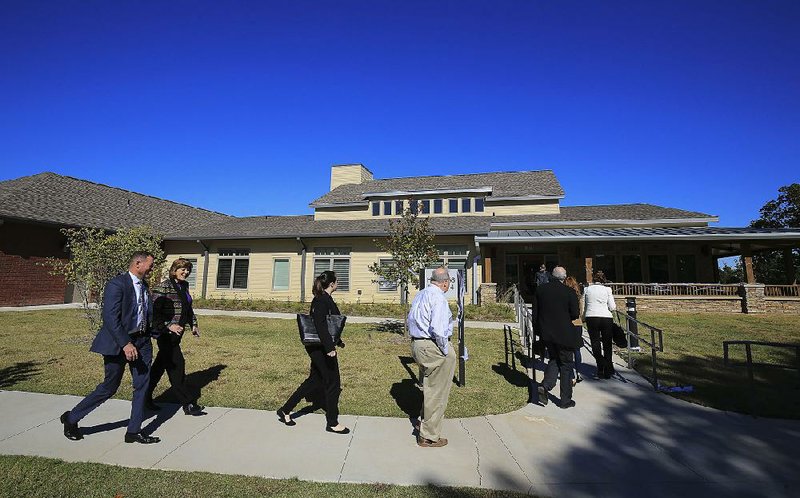 The state-run veterans home in North Little Rock, shown in 2017, has reached capacity for the first time, with all of its 96 beds filled. 