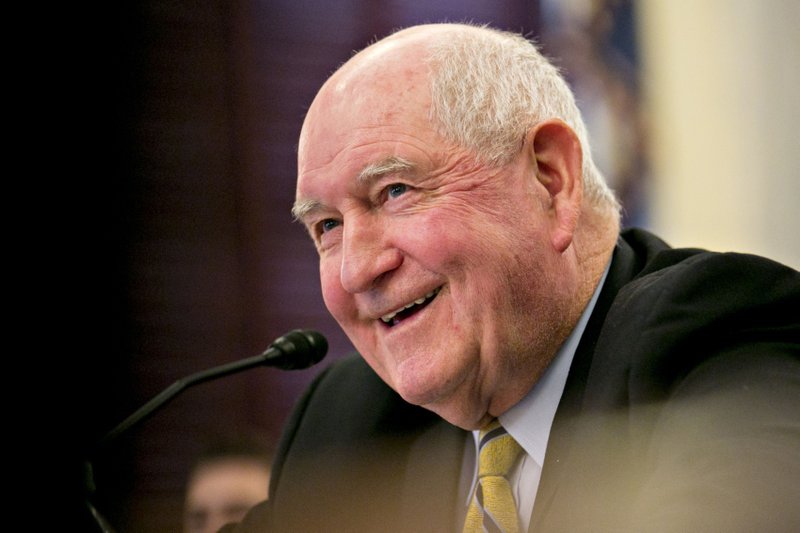 Sonny Perdue, U.S. secretary of agriculture, during a Senate Agriculture, Nutrition and Forestry Committee hearing in Washington on Feb. 28, 2019. Bloomberg photo by Andrew Harrer.