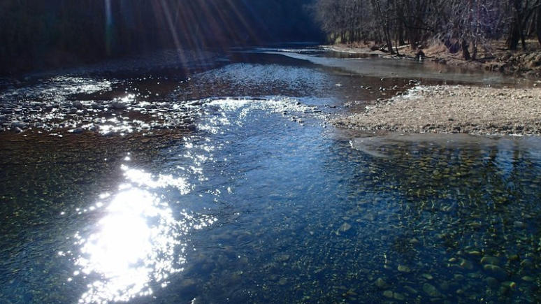 FILE — Sunshine bathes the Buffalo National River at Ponca in March 2018. 