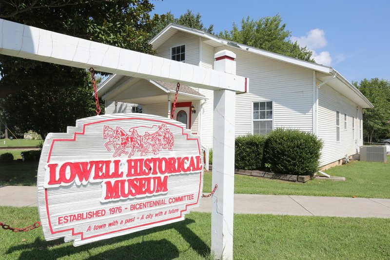 NWA Democrat-Gazette/DAVID GOTTSCHALK The Lowell Historical Museum is, 312 McClure Avenue, had been closed after mold was found inside. About 20 people attended a meeting Thursday to discuss the museum's future, and all but one said they would like to have a museum.