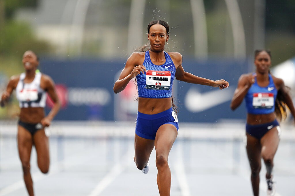 Muhammad breaks world record in 400 hurdles at nationals | Hot Springs ...
