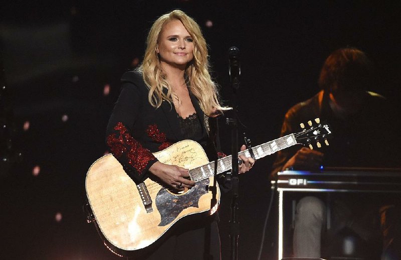 FILE - In this April 15, 2018 file photo, Miranda Lambert performs "Keeper of the Flame" at the 53rd annual Academy of Country Music Awards at the MGM Grand Garden Arena in Las Vegas. (Photo by Chris Pizzello/Invision/AP, File)