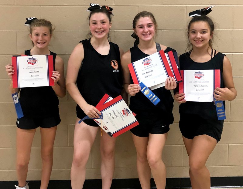 Gravette cheerleaders compete at NCA camp Westside Eagle Observer