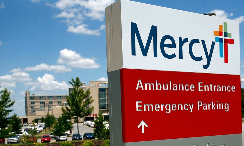 Mercy Hospital in Rogers is seen in a 2012 file photo.