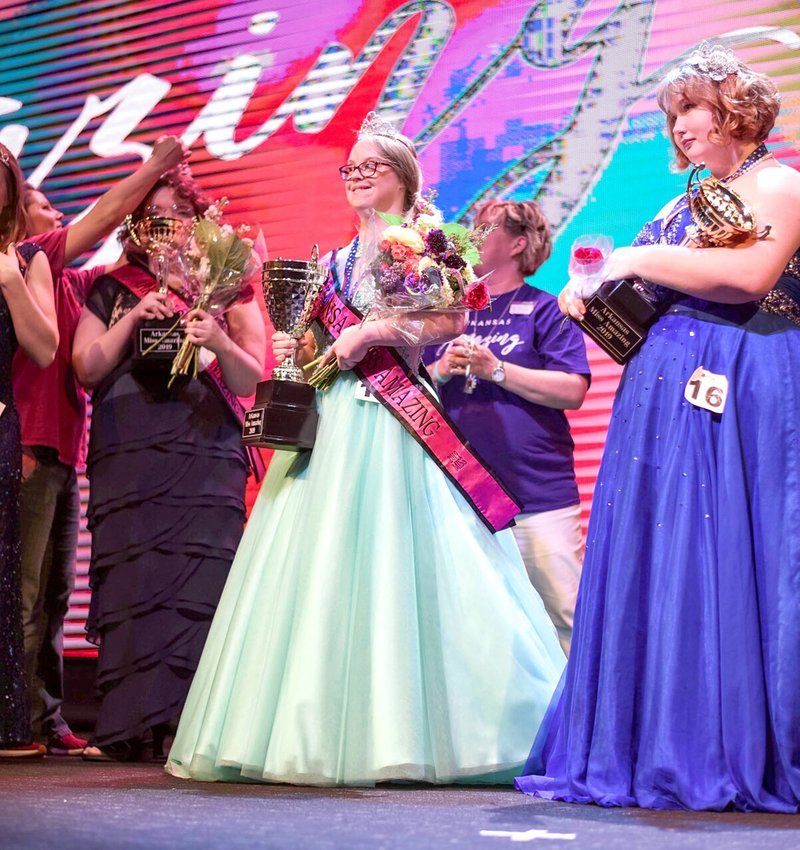 A Squared Photography/Special to the Herald-Leader Lezlie Ritz of Gentry was crowned Miss Amazing Arkansas in May. She is heading to the National Miss Amazing pageant in Chicago on Aug. 2-4.