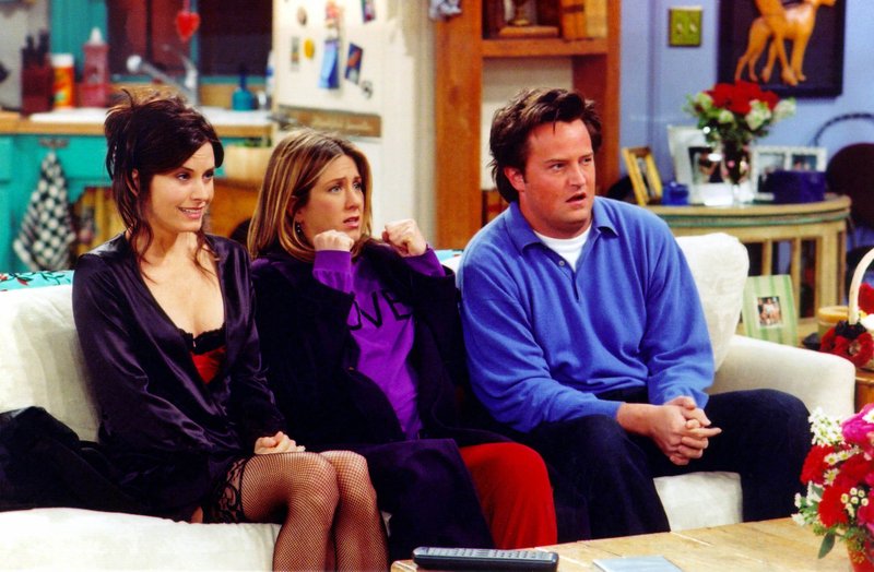 Courtney Cox (left), Jennifer Aniston and Matthew Perry are among the cast of the popular NBC series Friends, which ran from 1994 to 2004. Among Netflix's woes of late are the losses of Friends, the streaming service's biggest draw, along with CW titles and another NBC favorite, The Office.