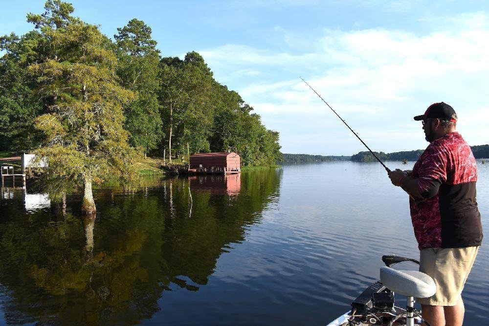 White Oak Lake Bass Fishing