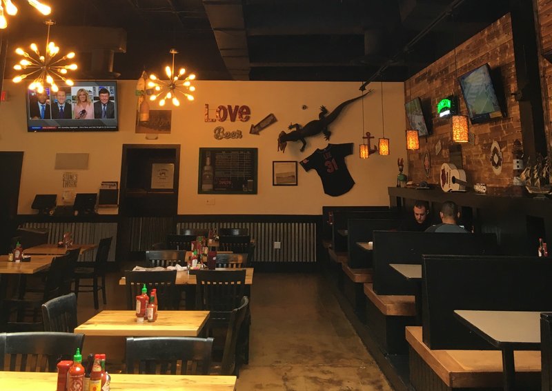 The interior of very short-lived Live Life Chill is shown in this file photo. Diablos Tacos & Mezcal expects to open in the space later this year.