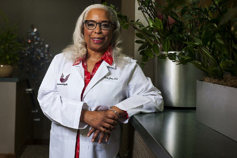 HIGH PROFILE Black female urologist Dr. Gail Reede Jones arrived in