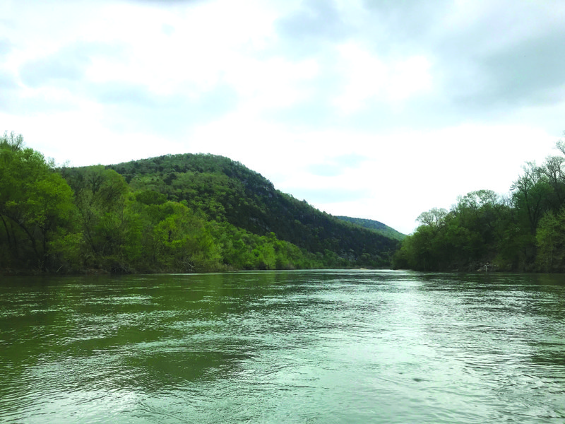 The Buffalo River in Arkansas.