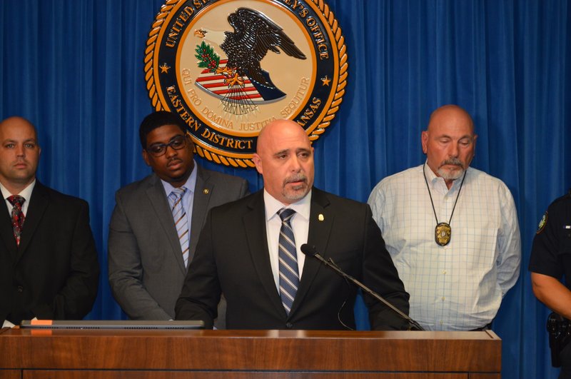 DEA Assistant Special Agent in Charge Justin King said a federal drug investigation known as Operation Mad Hatter dismantled a Central Arkansas drug trafficking organization 