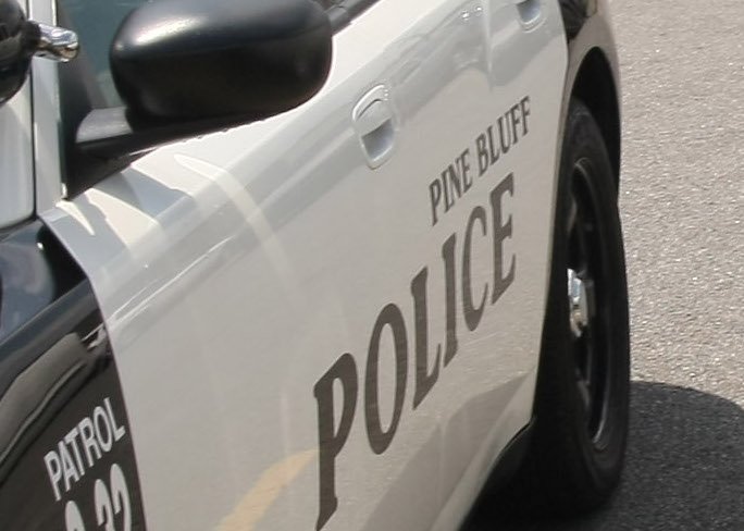 FILE - A Pine Bluff police vehicle is shown in this 2009 file photo.