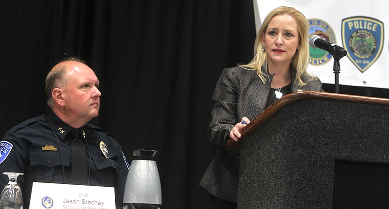 The Sentinel-Record/File photo - Leslie Rutledge, Arkansas attorney general pictured at right.