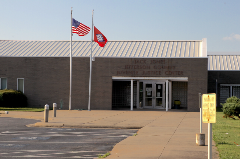 The Jack Jones Jefferson County Juvenile Justice Center in Pine Bluff is shown in this August 2019 photo.