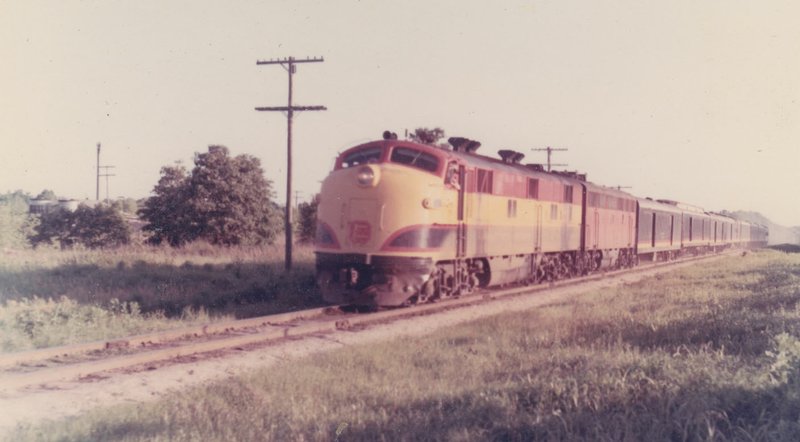 Westside Eagle Observer/SUBMITTED The Southern Belle makes its way through southwest Arkansas near Texarkana on May 7, 1967. A decline in ridership over the next two years eventually forced Kansas City Southern officials to take the Belle out of service on Nov. 3, 1969.