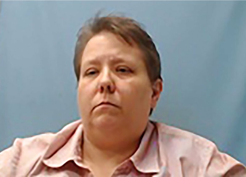 In this Thursday, Aug. 15, 2019 booking photo, provide by the Cross County, Arkansas, Sheriff's Office is Jerri Kelly, the wife of an Arkansas jail administrator who has been arrested after officials say she pulled a gun on four black teenagers fundraising door-to-door for their high school football team. Authorities say Kelly is charged with aggravated assault, false imprisonment and endangering the welfare of a minor. (Cross County Sheriff's Office via AP)