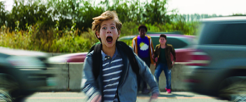 Max (Jacob Tremblay) and his buddies Lucas (Keith L. Williams) and Thor (Brady Noon) ditch school to embark on a journey that involves accidentally stolen drugs, being hunted by teenage girls, and trying to make it to a party in the R-rated Good Boys. 