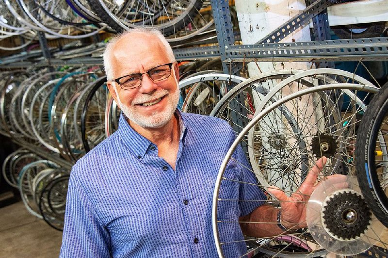 Ron King started Recycle Bikes for Kids in 2008. By the end of this year, he expects to have given away more than 18,000 bicycles to children and adults. “It’s the most freeing thing you can get,” King says of a bike. 