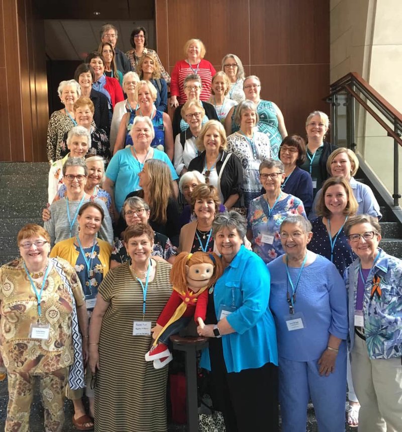 Courtesy Photo Benton County Presbyterian churches were well-represented at the Synod of the Sun Presbyterian Women's Gathering last month at First Presbyterian Church in Tulsa, Okla. The Synod of the Sun includes approximately 800 Presbyterian congregations in Arkansas, Louisiana, Oklahoma and Texas. Pictured in this photograph are all the women who attended the Gathering from the Presbytery of Arkansas, which includes all the Presbyterian churches in the northern two-thirds of the state.