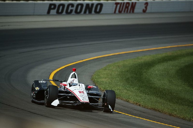 Josef Newgarden will start from the pole position in today’s ABC Supply 500 IndyCar Series race at Pocono Raceway.