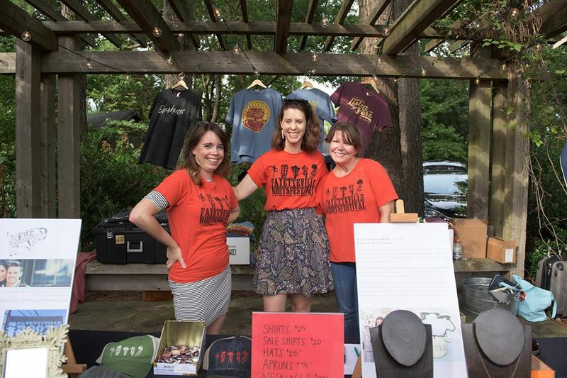 Courtesy photo The Fayetteville Roots Fest could not happen without the help of approximately 150 volunteers, says Maria Gray, volunteer coordinator. "I think we attract such wonderful volunteers because we live in a place filled with people who genuinely care and want to be involved with an event that does so, too."