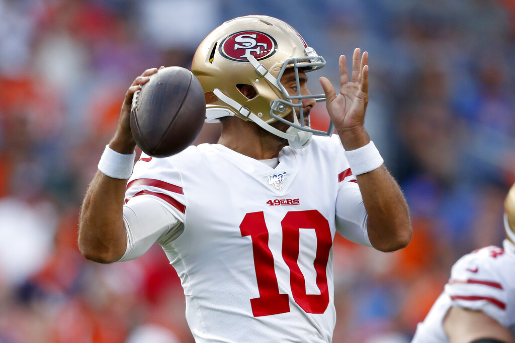 49ers' Emmanuel Sanders, Jimmy Garoppolo already have obvious