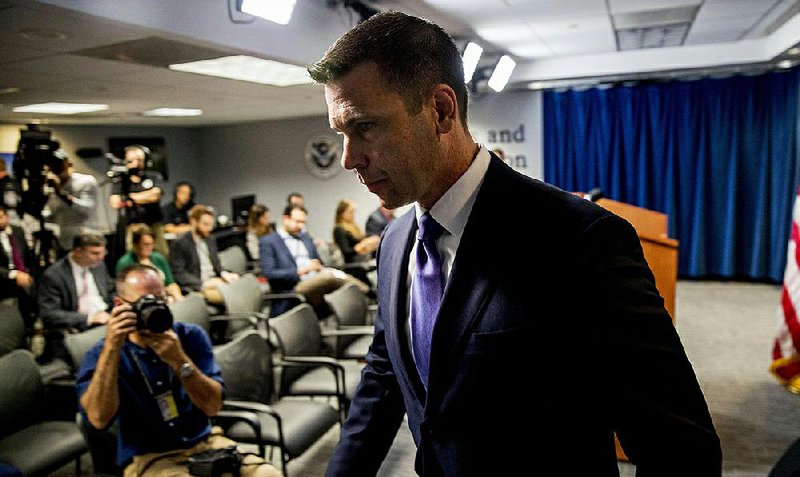 “The new rule would restore integrity to the immigration system,” Acting Homeland Security Secretary Kevin McAleenan said Wednesday in Washington. 