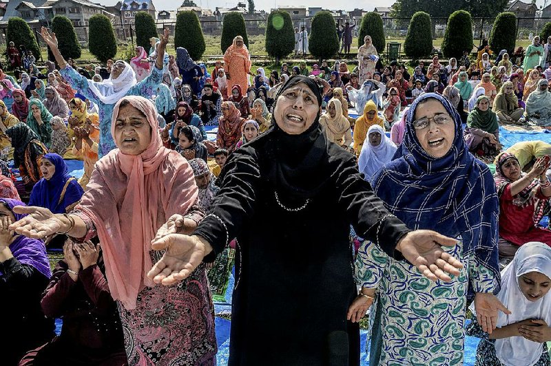 A protest was staged against the removal of Kashmir’s limited autonomy after Eid prayers in Srinagar, India, on Aug. 12. More than four million people in India, mostly Muslims, are at risk of being declared foreign migrants as the government pushes a Hindu nationalist agenda that has challenged the country’s pluralist traditions and aims to redefine what it means to be Indian. 
