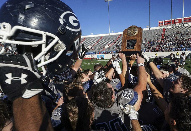 Greenwood has won the past two Class 6A state titles and can win three in a row for the third time in program history this season. “You can ask any kid that was part of those three-peats,” Bulldogs Coach Rick Jones said. “We never said a word about it.”