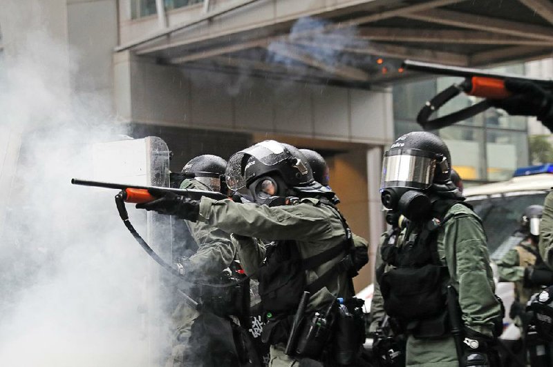 Hong Kong police defend gunshot Northwest Arkansas DemocratGazette