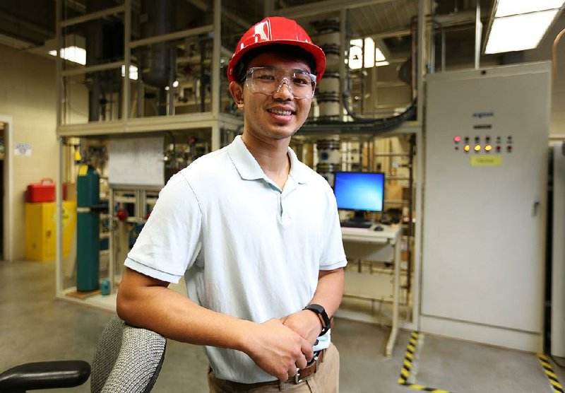 “More students share the same dream but didn’t have the necessary tools,” said Loc Huynh, a chemical engineering student at the University of Arkansas, Fayetteville. The University of Arkansas-Pulaski Technical College graduate, who came to the U.S. from Vietnam, arrived at UA with help from scholarships and from his brother. 