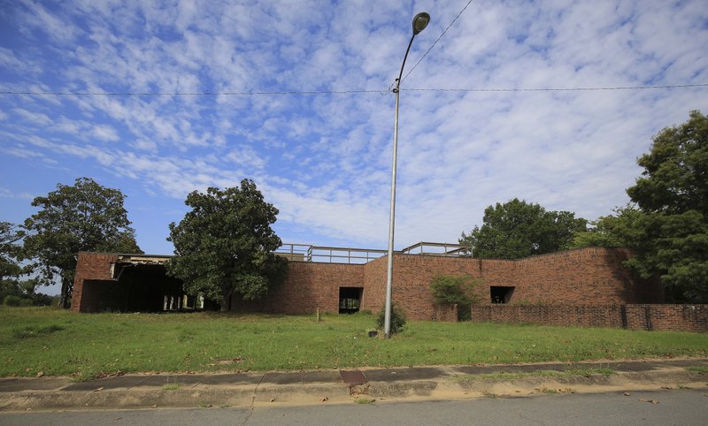 The remaining buildings on the the old Baptist Memorial Hospital property in North Little Rock.
