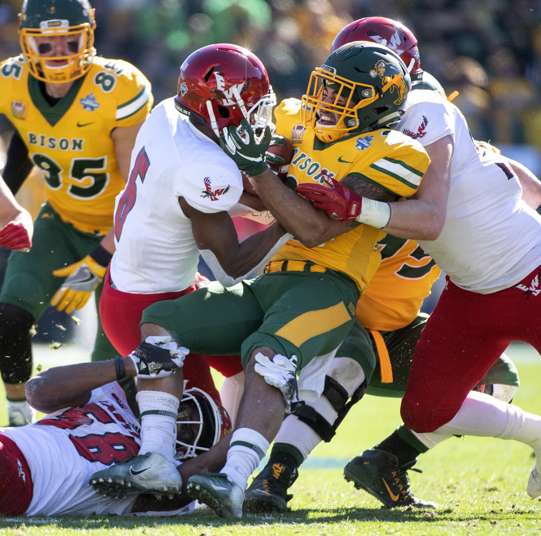 NCAA FCS Football - North Dakota State QB Trey Lance was honored