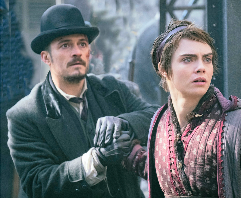 Orlando Bloom and Cara Delevingne star in Amazon Prime’s "Carnival Row." (TNS)