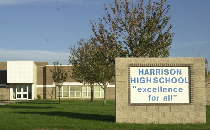 This Nov. 3, 2000 file photo shows Harrison High School.