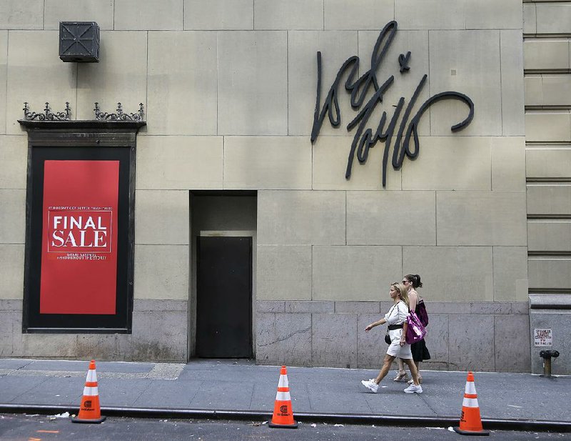 This Lord & Taylor store in New York was holding a closing sale in 2018. Le Tote, an e-commerce clothes rental subscription company, is buying Lord & Taylor, which has struggled in recent years as more people shop online. 