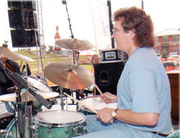 Daryl Cox, who died in 2012, is shown in this photo playing drums in the band Capitol Offense. Cox’s wife, Teri, started Daryl Music Makers as a way to honor her late husband’s love of music. Daryl’s Music Makers will host a battle of the bands on Saturday in the Cabot High School Fine Arts Center.