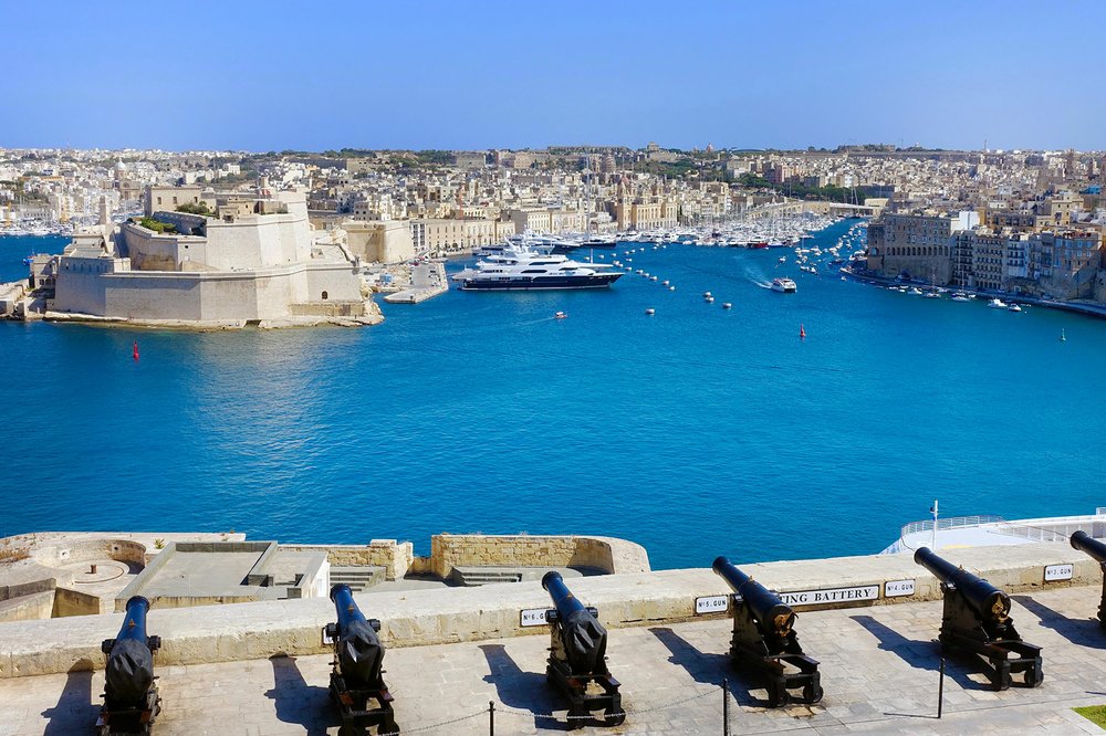 These massive harbor walls lined with cannons held off 40,000 Ottoman soldiers during the siege of Malta in 1565. (Photo by Rick Steves via Rick Steves' Europe)